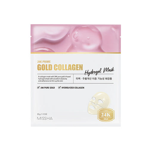 MISSHA 24K Prime Gold Collagen Hydrogel Mask 32g x 5ea – MISSHA | ClozArt