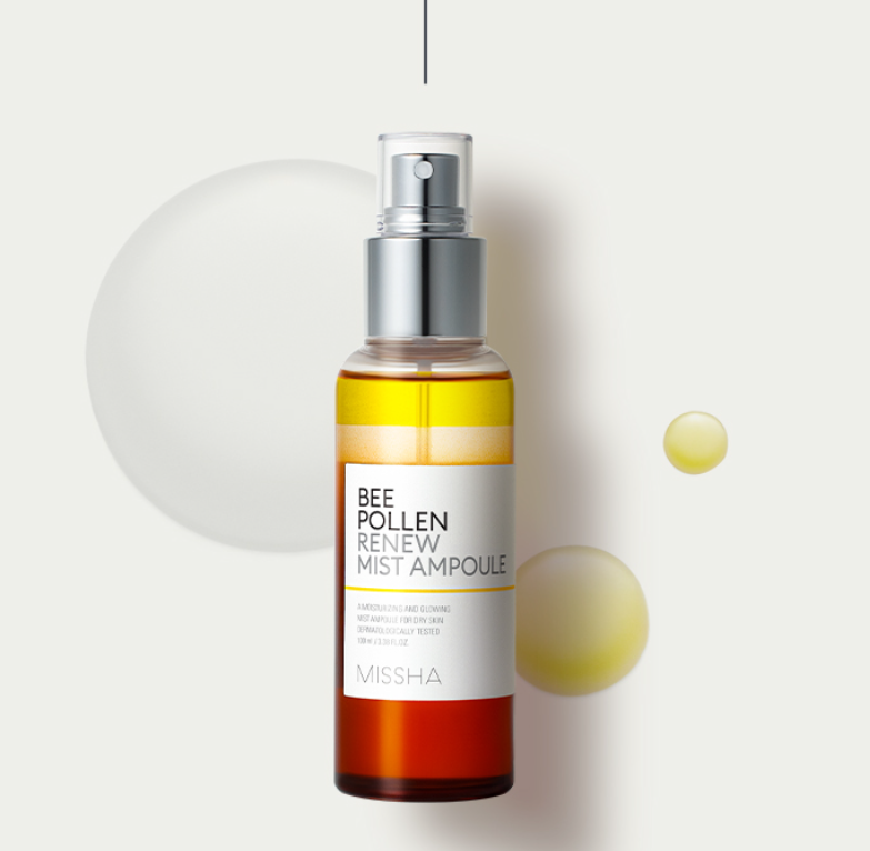 MISSHA Bee Pollen Renew Mist Ampoule 100ml – MISSHA | ClozArt