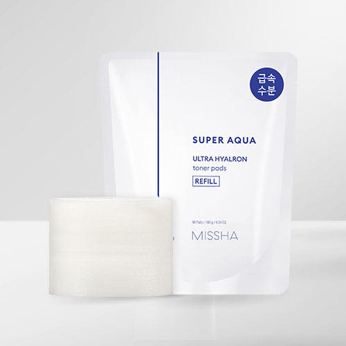 MISSHA Super Aqua Ultra Hyalron Toner Pad 180g/90pads (Refill) – MISSHA | ClozArt