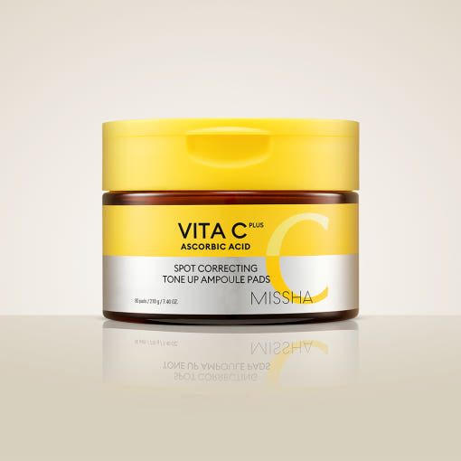 MISSHA Vita C Plus Spot Correcting Tone Up Ampoule Pads 210g/80pads – MISSHA | ClozArt