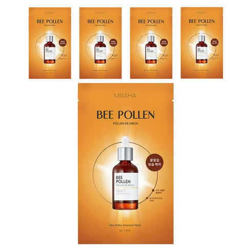 MISSHA Bee Pollen Ampoule Mask 30g X 5ea – MISSHA | ClozArt