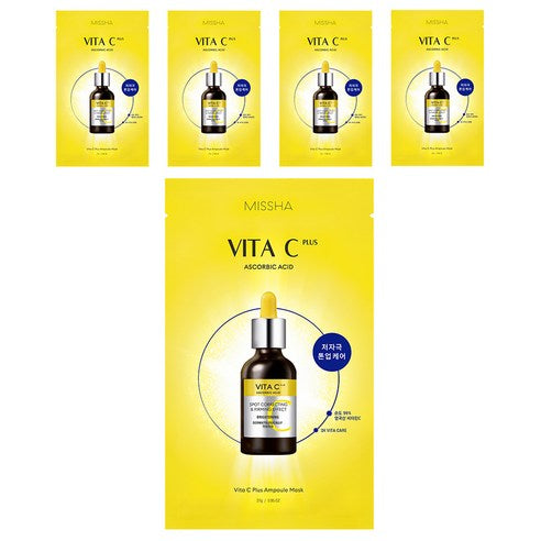 MISSHA Vita C Plus Ampoule Mask 27g X 5ea – MISSHA | ClozArt