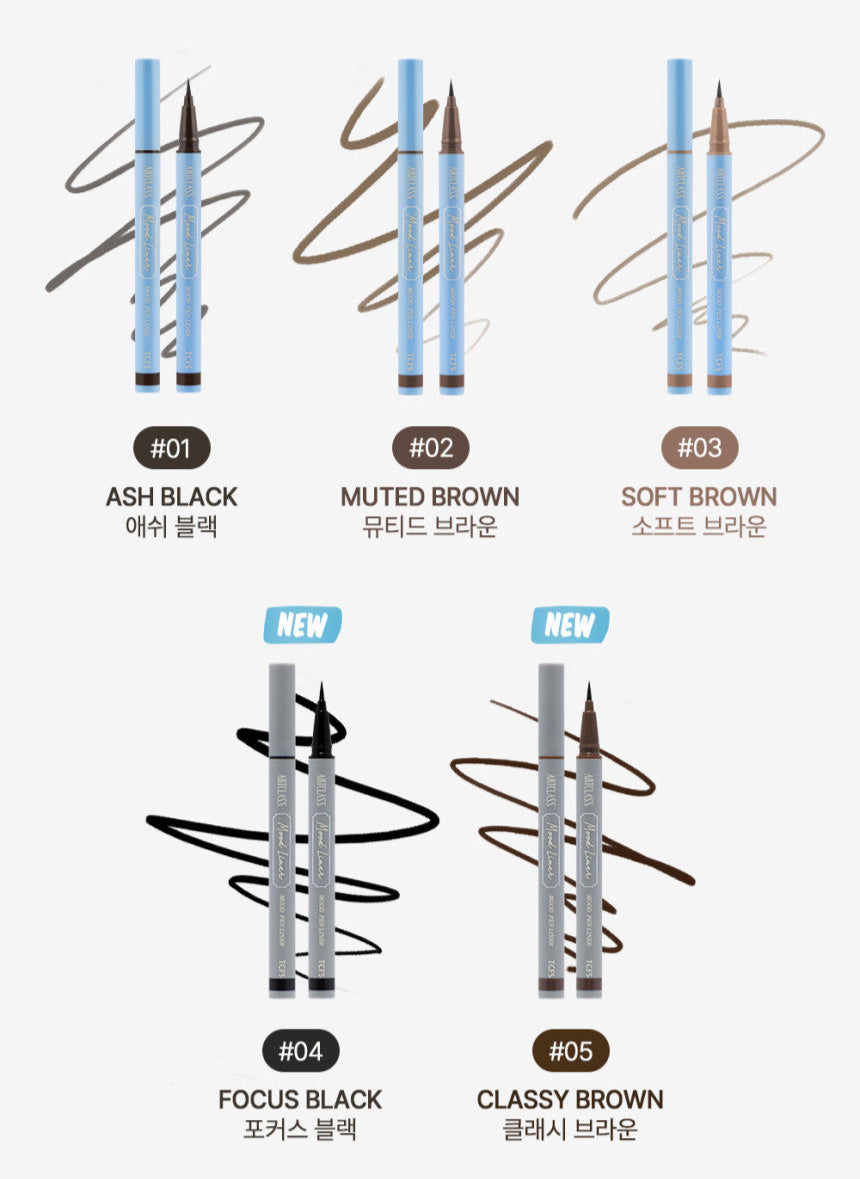 [TOO COOL FOR SCHOOL] Artclass Mood Pen Liner 0.6ml (5 Colors) – TOO COOL FOR SCHOOL | ClozArt