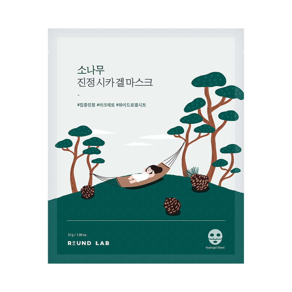 Round Lab Pine Calming Cica Gel Mask 31g x 5ea – Round Lab | ClozArt
