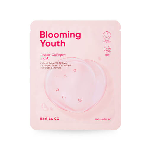 BANILA CO Blooming Youth Peach Collagen Mask Sheet 20ml X 10ea – BANILA CO | ClozArt