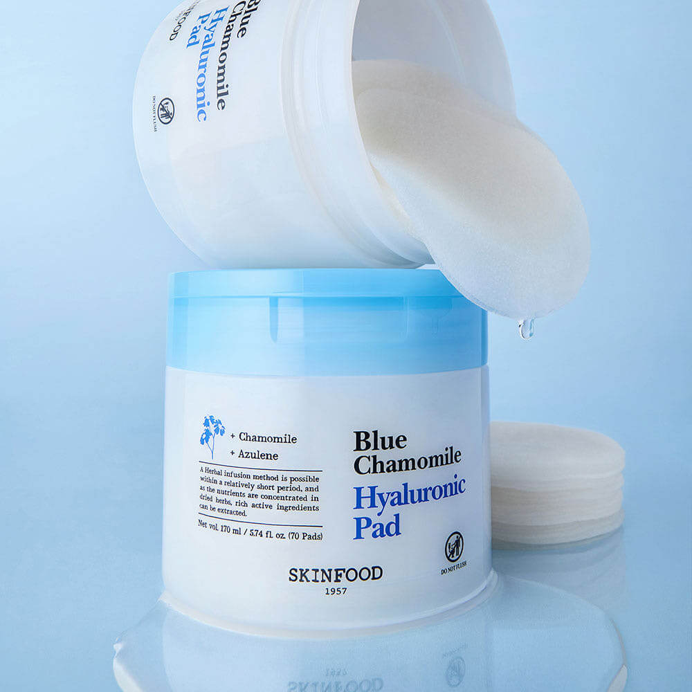 SKINFOOD Blue Chamomile Hyaluronic Pad 170ml/70ea – SKINFOOD | ClozArt