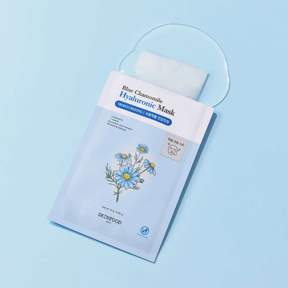 SKINFOOD Blue Chamomile Hyaluronic Mask Sheet 25g X 10ea – SKINFOOD | ClozArt