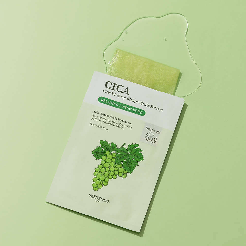 SKINFOOD Shine Muscat Cica Mask 24ml X 10ea – SKINFOOD | ClozArt
