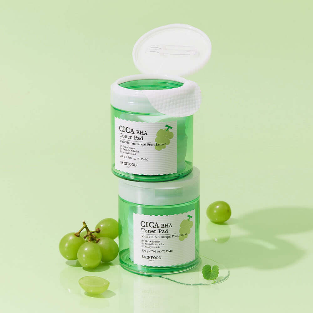 SKINFOOD Shine Muscat Cica BHA Toner Pad 200g/70ea – SKINFOOD | ClozArt
