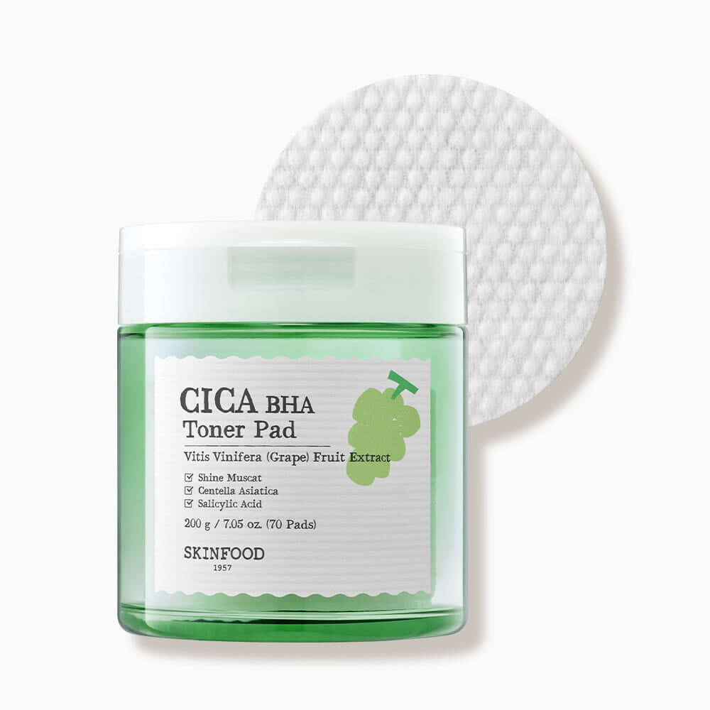 SKINFOOD Shine Muscat Cica BHA Toner Pad 200g/70ea – SKINFOOD | ClozArt