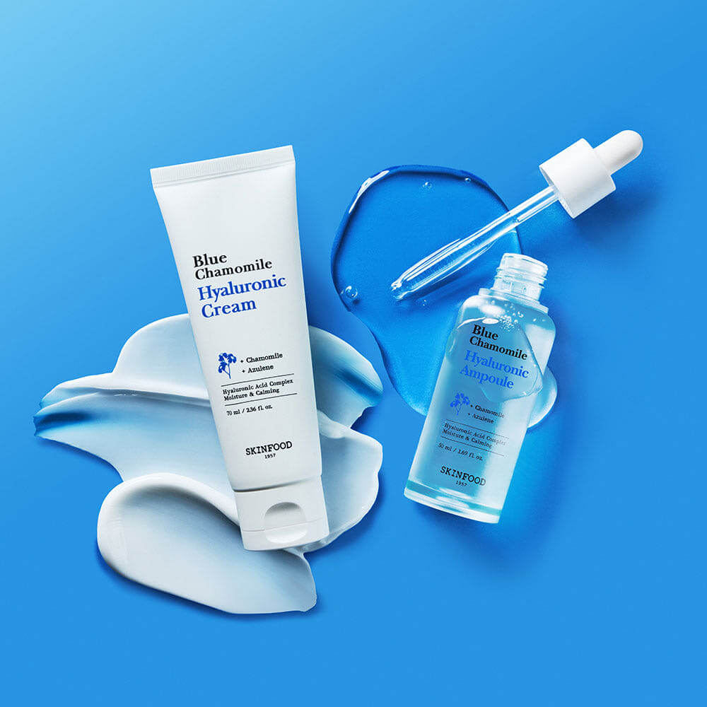 SKINFOOD Blue Chamomile Hyaluronic Ampoule 50ml – SKINFOOD | ClozArt
