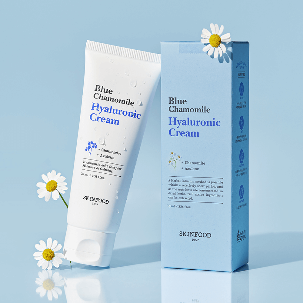 SKINFOOD Blue Chamomile Hyaluronic Cream 70ml – SKINFOOD | ClozArt