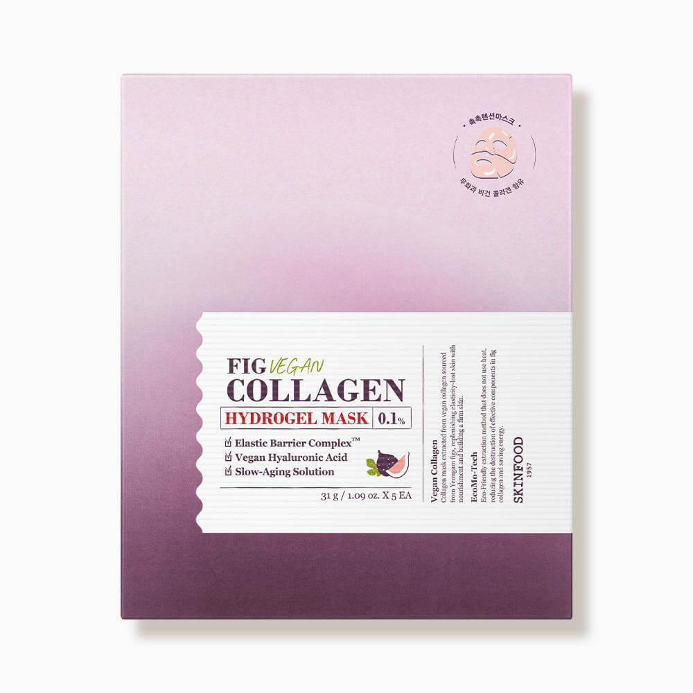 SKINFOOD Fig Vegan Collagen Hydrogel Mask Sheet 31g X 5ea – SKINFOOD | ClozArt