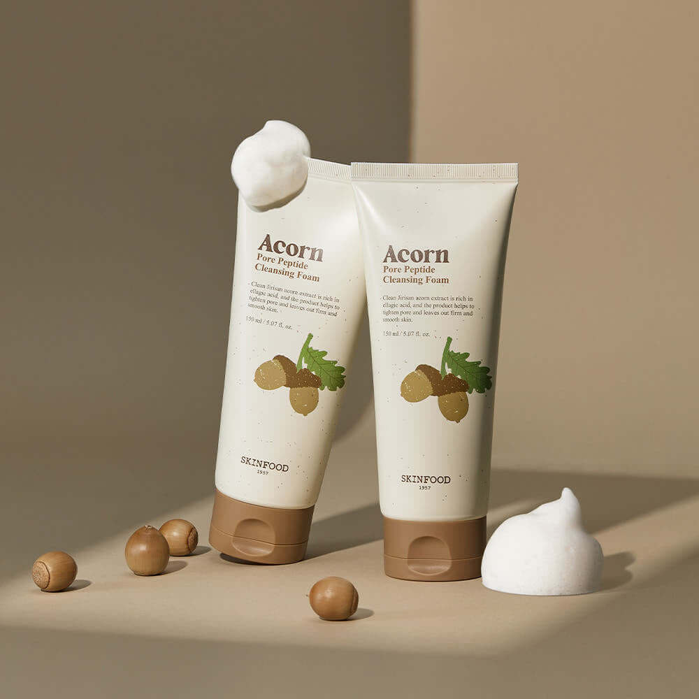 SKINFOOD Acorn Pore Peptide Cleansing Foam 150ml – SKINFOOD | ClozArt