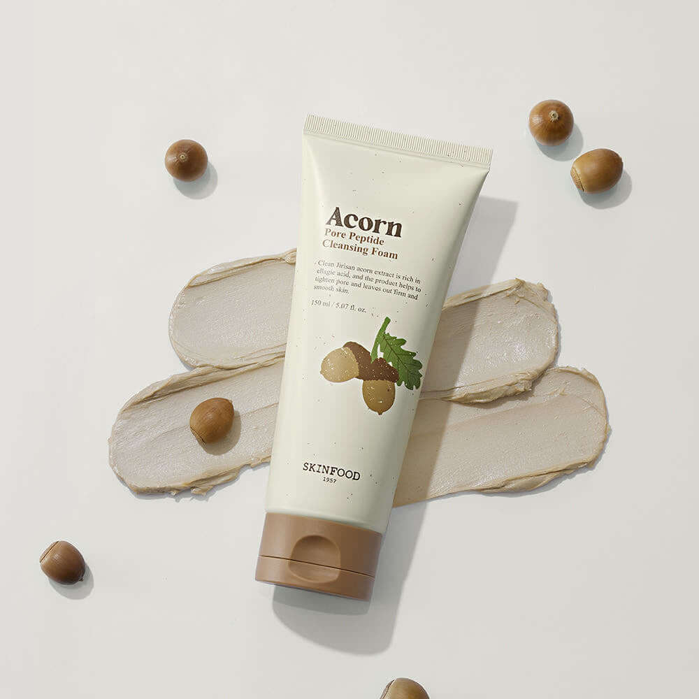 SKINFOOD Acorn Pore Peptide Cleansing Foam 150ml – SKINFOOD | ClozArt