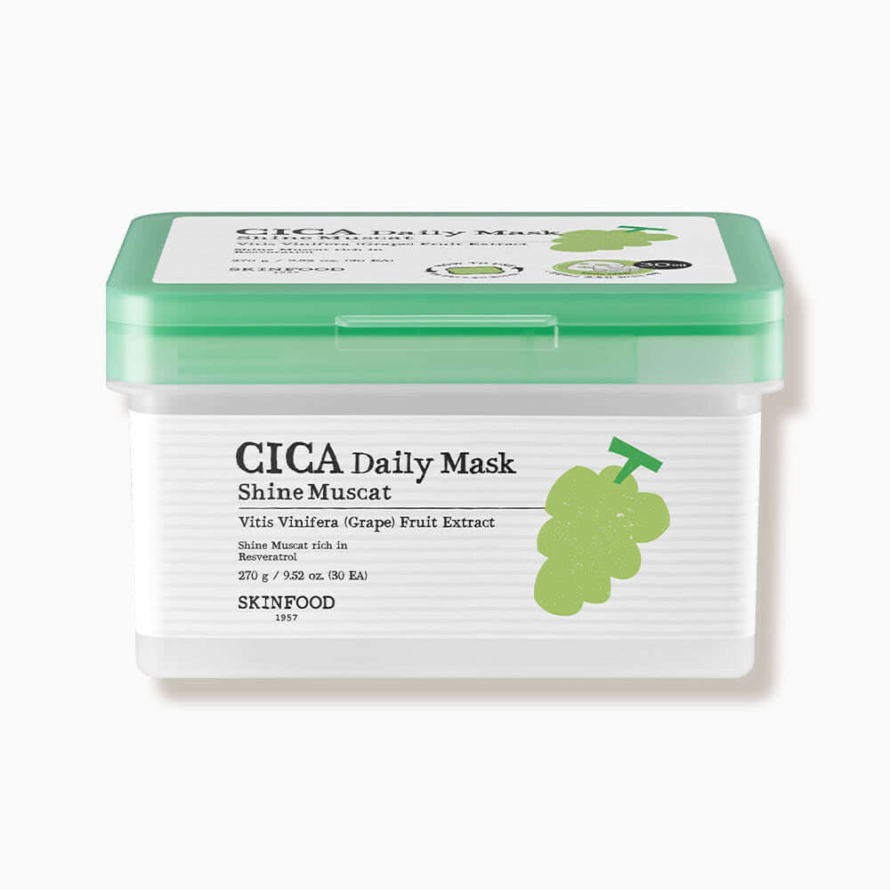 SKINFOOD Shine Muscat Cica Daily Mask 270g/30ea – SKINFOOD | ClozArt