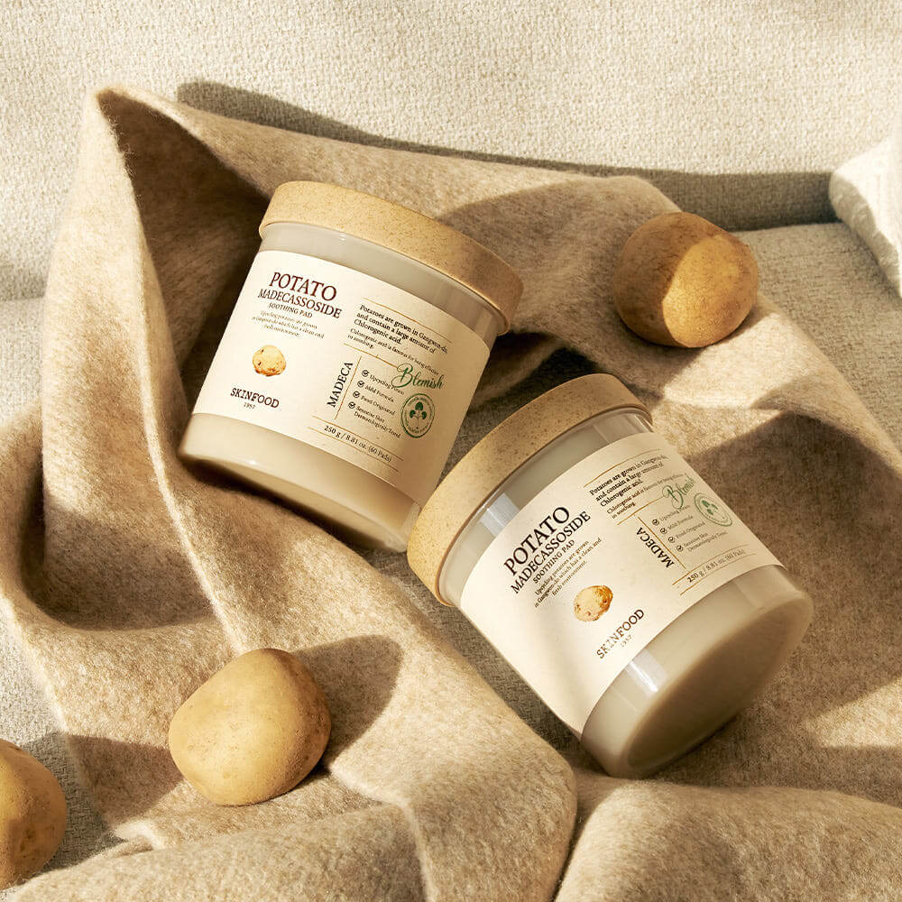 SKINFOOD Potato Madecassoside Soothing Pad 250g/60ea – SKINFOOD | ClozArt