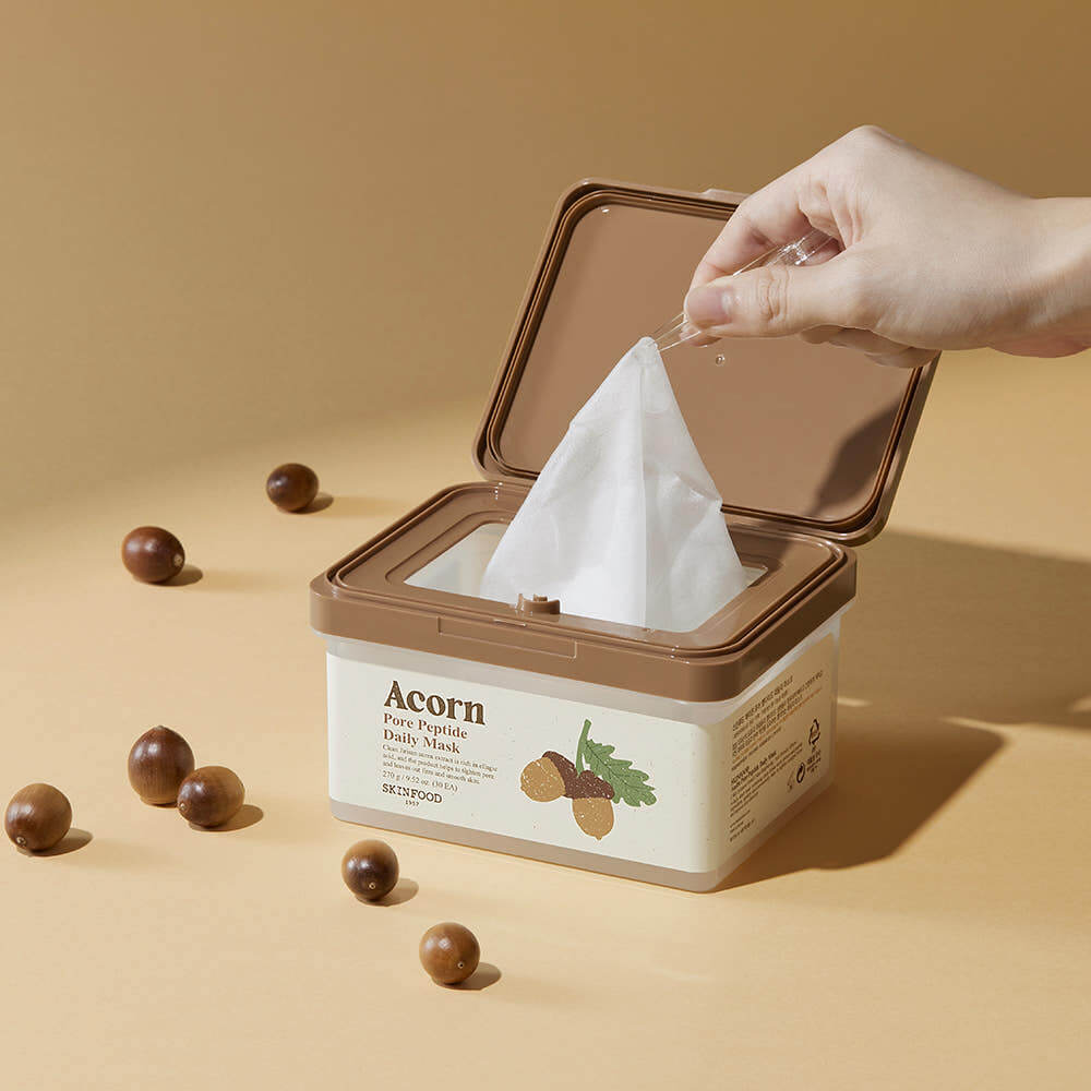 SKINFOOD Acorn Pore Peptide Daily Mask 270g/30ea – SKINFOOD | ClozArt