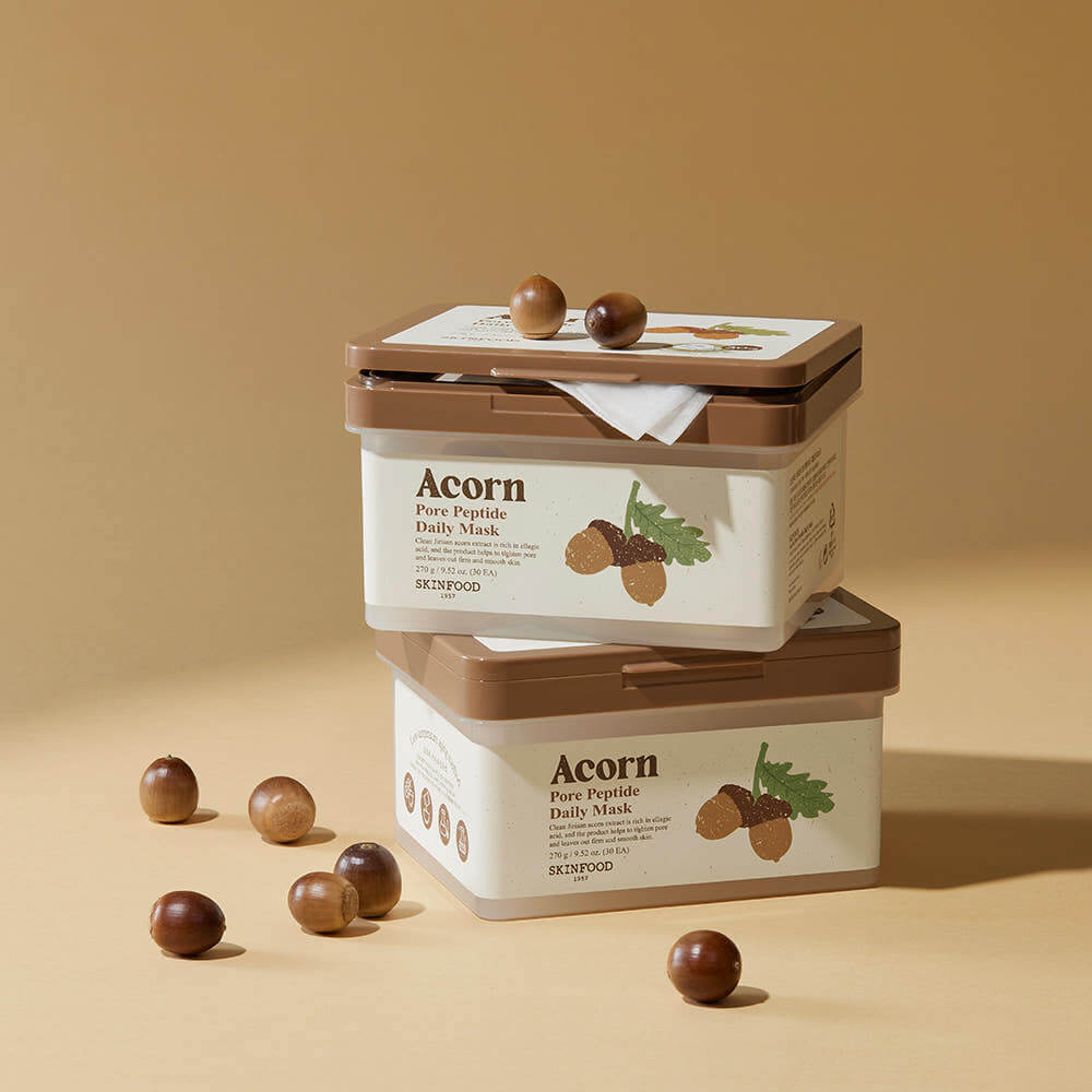 SKINFOOD Acorn Pore Peptide Daily Mask 270g/30ea – SKINFOOD | ClozArt